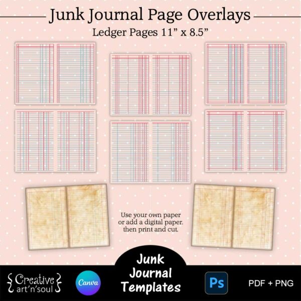Printable Junk Journal Template