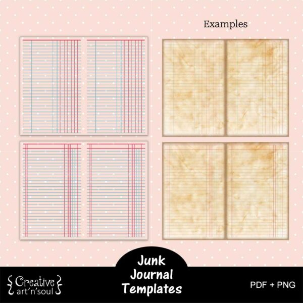 Printable Junk Journal Template