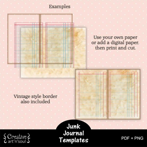 Printable Junk Journal Template