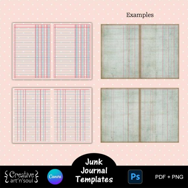 Printable Junk Journal Template