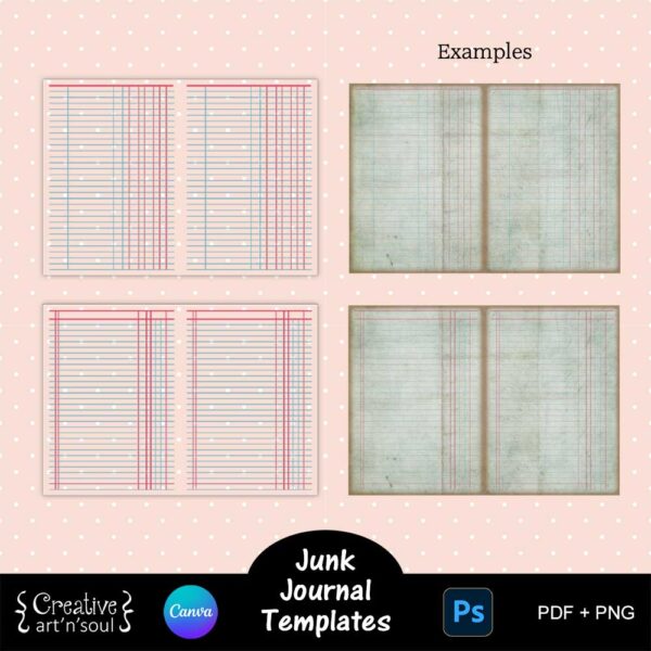 Printable Junk Journal Template