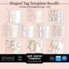 Printable Junk Journal Tag Templates Bundle