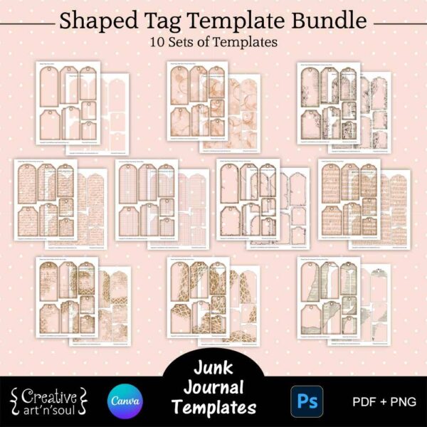 Printable Junk Journals Templates Bundle