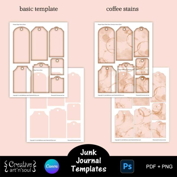 Printable Junk Journals Templates Bundle