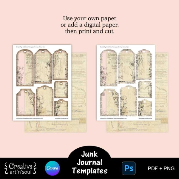 Printable Junk Journal Template