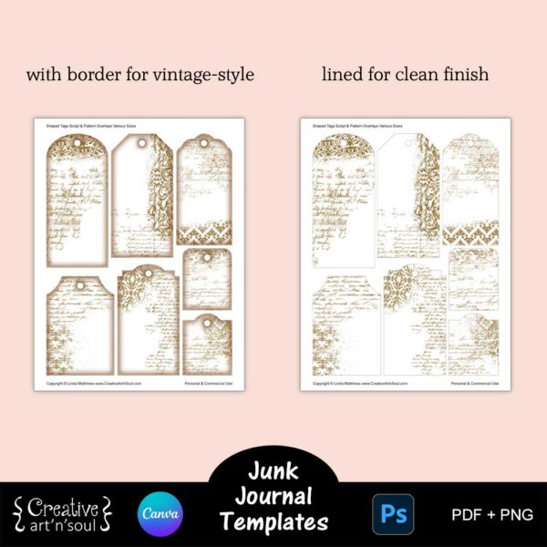 Printable Junk Journal Template