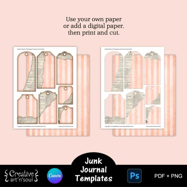 Printable Junk Journal Template