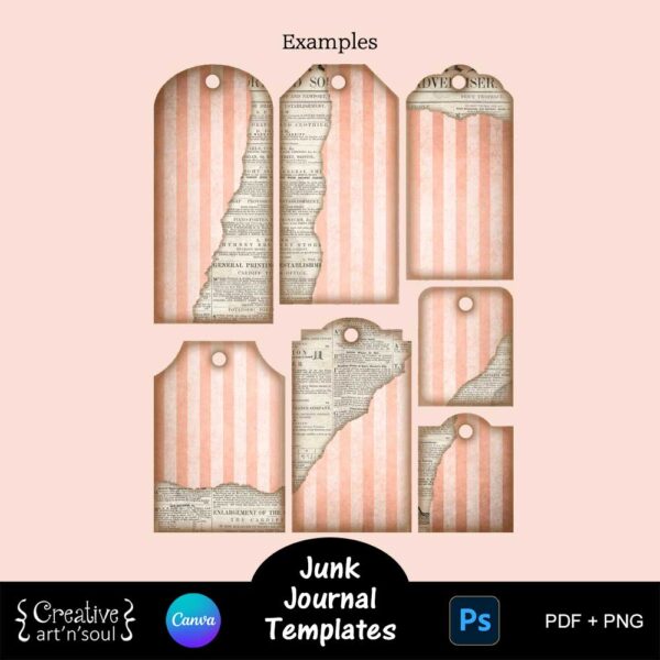 Printable Junk Journal Template