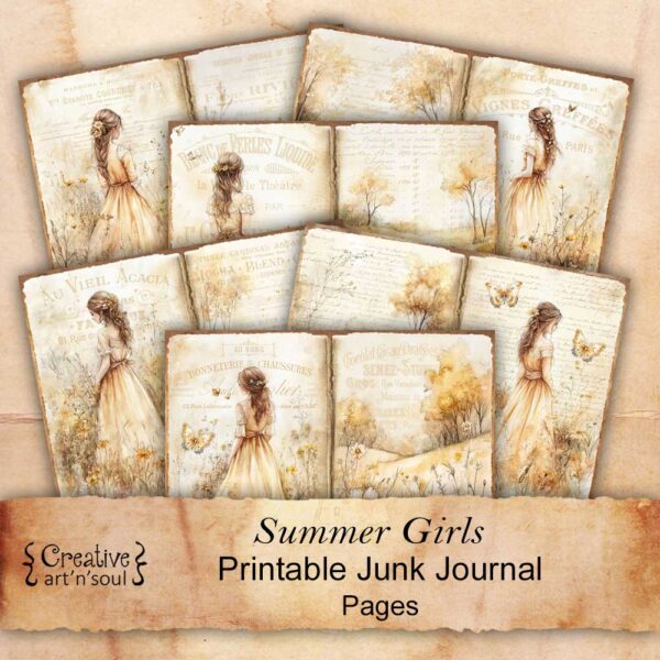 Printable Junk Journal Pages