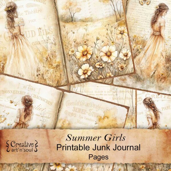 Printable Junk Journal Pages