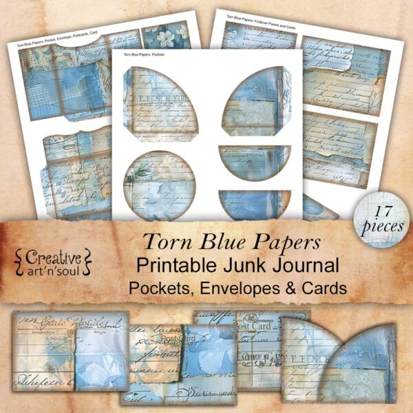 Printable Junk Journal Pockets and Envelopes