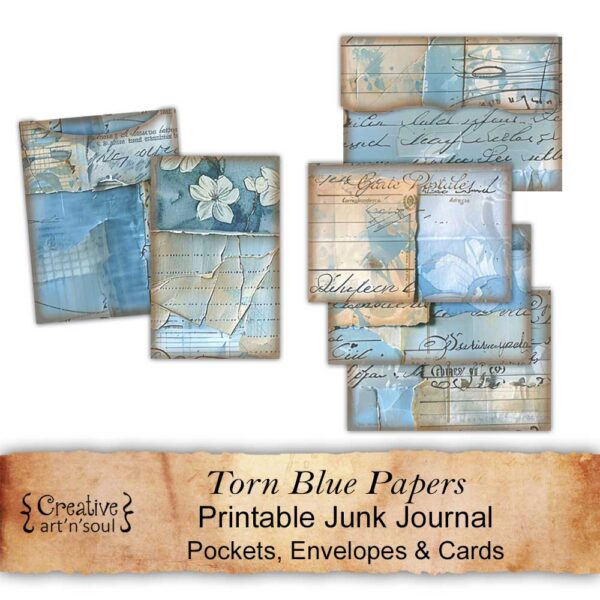 Printable Junk Journal Pockets and Envelopes