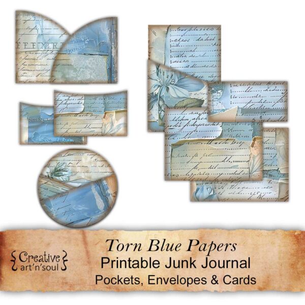 Printable Junk Journal Pockets and Envelopes