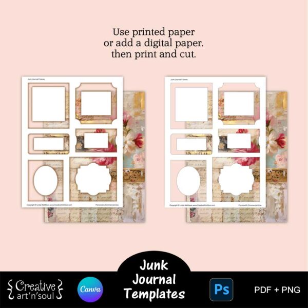 Printable Junk Journal Templates