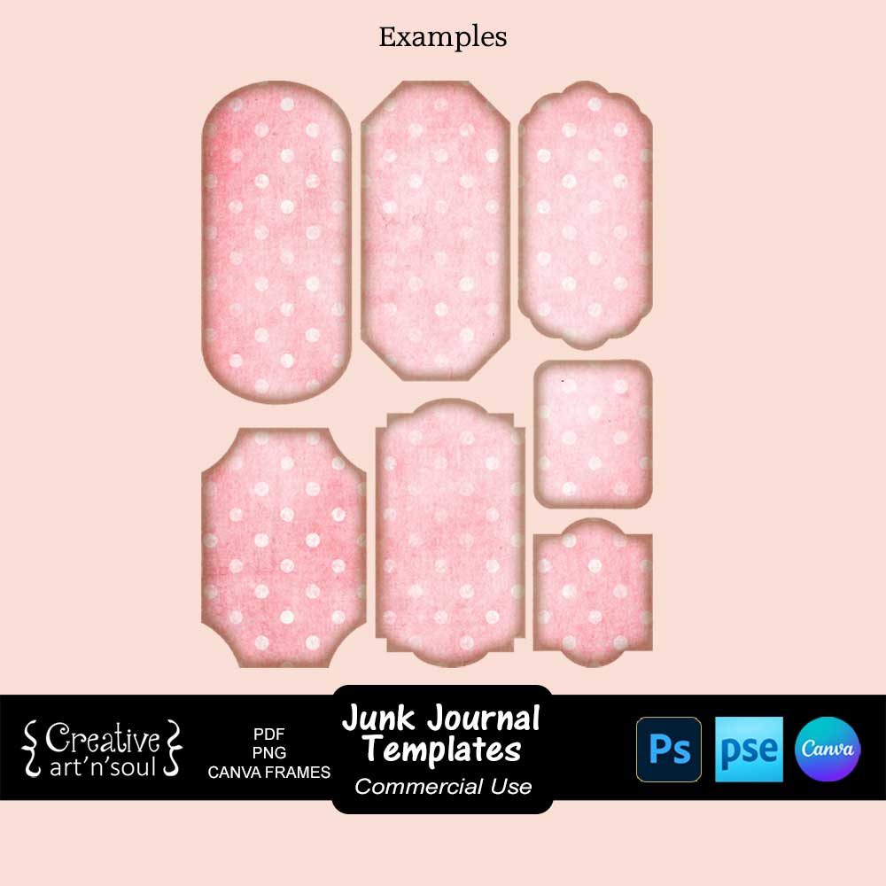 Printable Junk Journal Card Templates Printable Junk Journal Card Templates