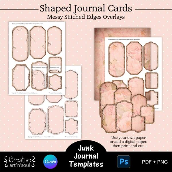 Printable Junk Journal Card Templates