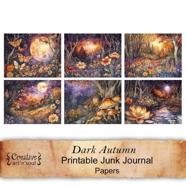 Printable Junk Journal Papers