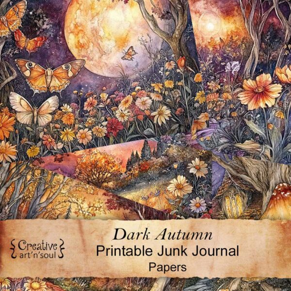 Printable Junk Journal Papers
