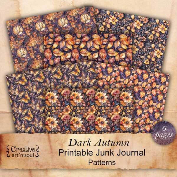 Printable Junk Journal Papers