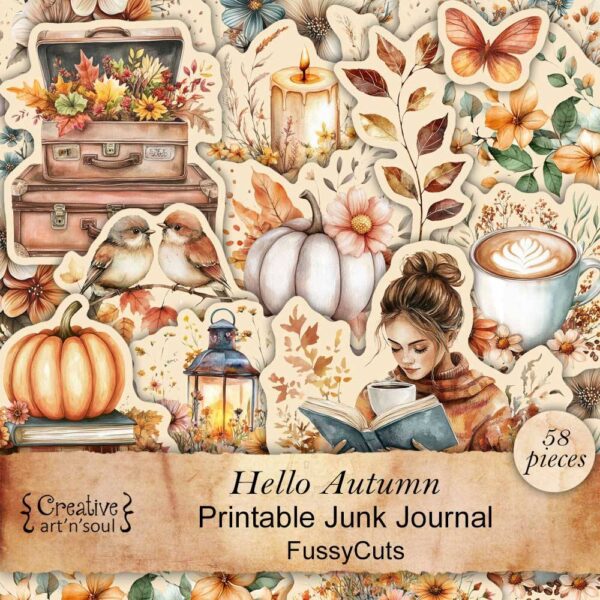 Printable Junk Journal Fussycuts