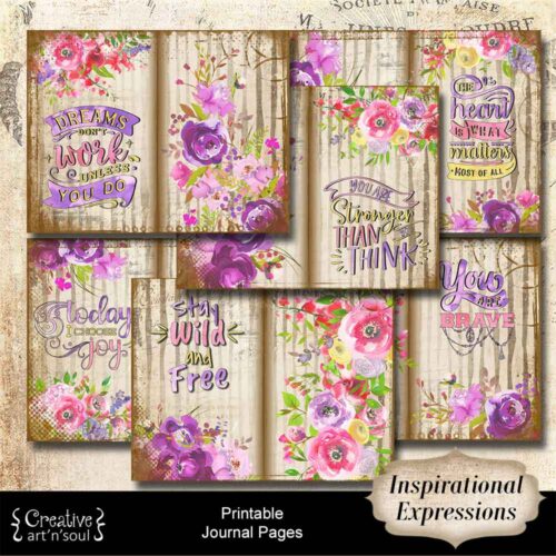 Printable Junk Journal Pages