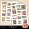 Printable Junk Journal Labels