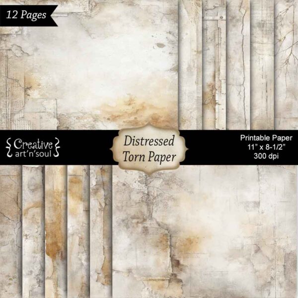 Printable Junk Journal Paper