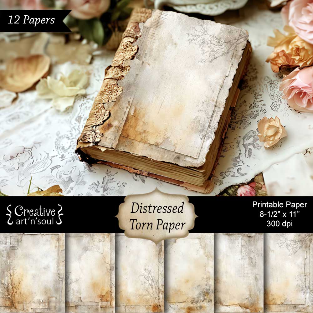 Printable Junk Journal Paper Printable Junk Journal Paper