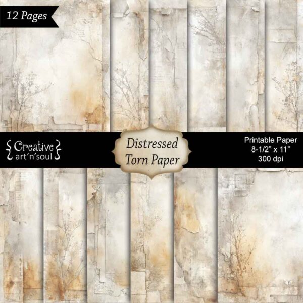 Printable Junk Journal Paper