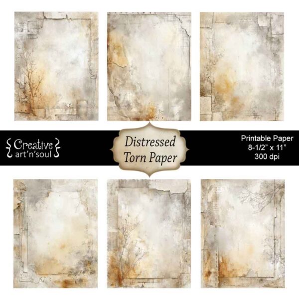 Printable Junk Journal Paper