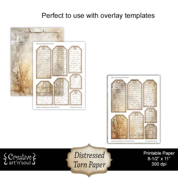 Printable Junk Journal Paper