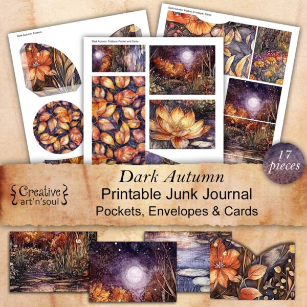 Printable Junk Journal Pockets and Envelopes