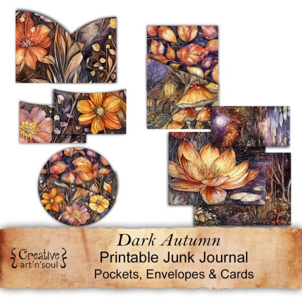 Printable Junk Journal Pockets and Envelopes