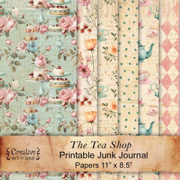 Printable Junk Journal Papers