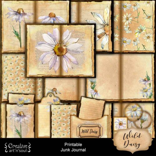Printable Junk Journal Kit