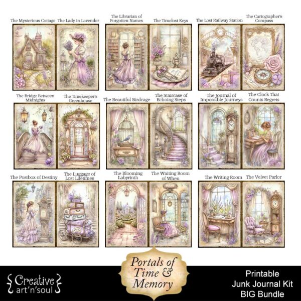 Printable Junk Journal Kit