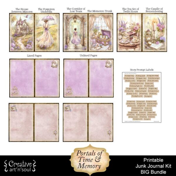 Printable Junk Journal Kit