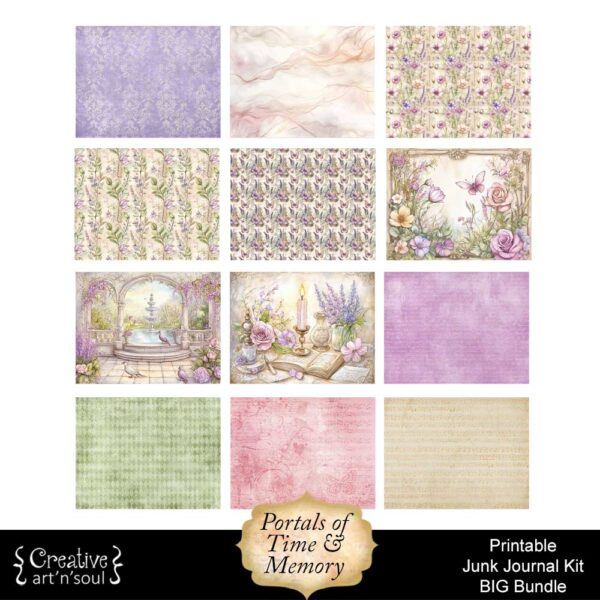 Printable Junk Journal Kit