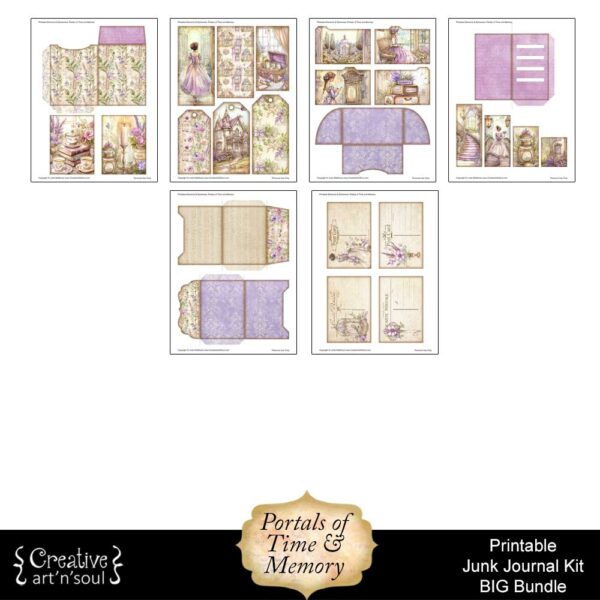 Printable Junk Journal Kit