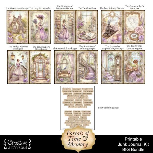 Printable Junk Journal Kit