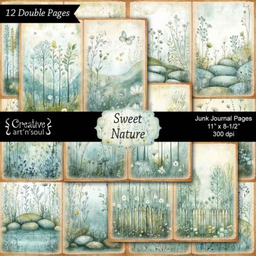 Printable Junk Journal Pages