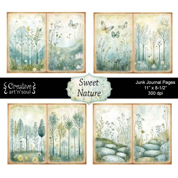 Printable Junk Journal Pages