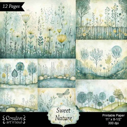 Printable Junk Journal Paper