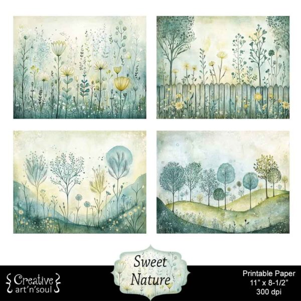 Printable Junk Journal Paper