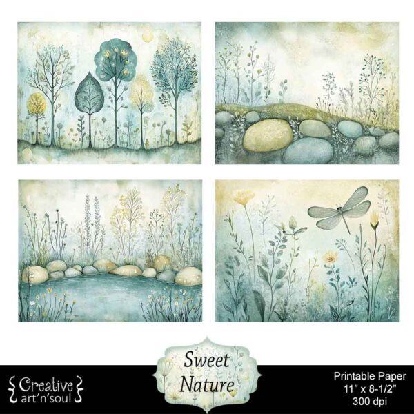 Printable Junk Journal Paper