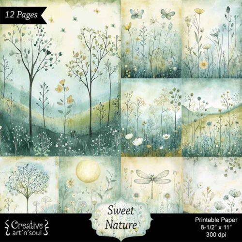 Printable Junk Journal Paper