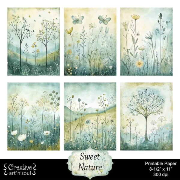 Printable Junk Journal Paper