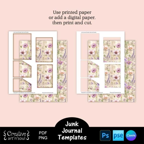 Printable Junk Journal Tag Templates