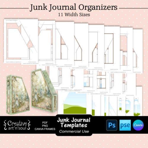 Printable Junk Journal Organizer Templates