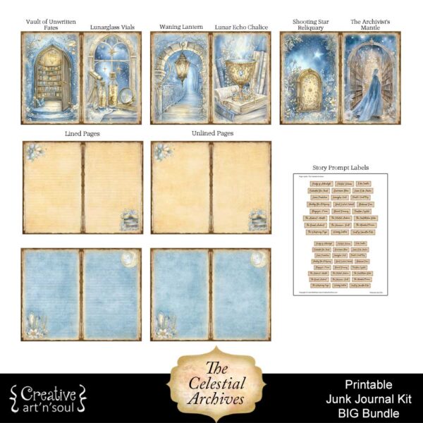Printable Junk Journal Kit